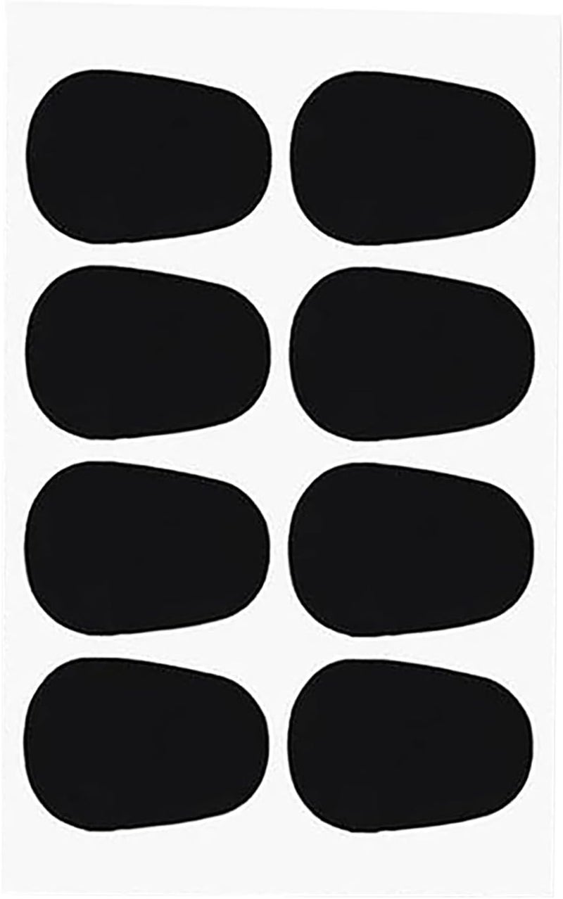YTgilo 8PCS Saxophone Teeth Pad Black Tube Food Grade Silicone Flute Head Patch Removable Teeth Guard Patch for Clarinet Mouthpiece Black - Image 1